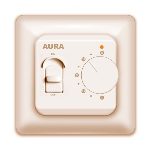 Терморегулятор для теплого пола Aura LTC 230 кремовый