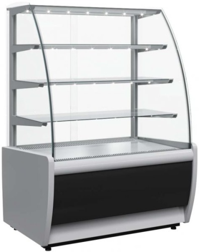 Витрина кондитерская Carboma K70 VM 1,3-1 LIGHT 0011-9005 (ВХСв-1,3д Сarboma Техно)