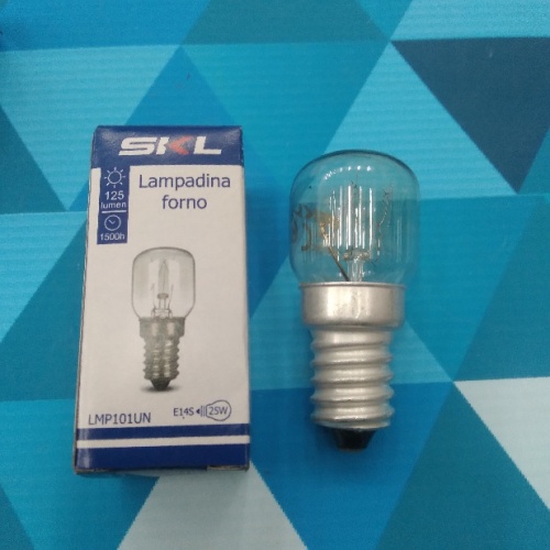 Лампа для духового шкафа 25W E14 300С* LMP101UN, CU4410 (48х22мм)
