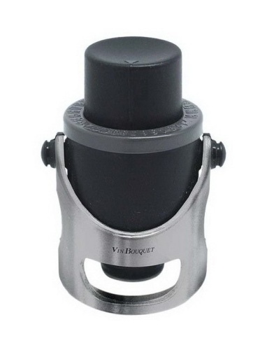 Пробка для вина и шампанского с металлическим замком и насосом, Vin Bouquet / METAL Champagne Stopper &amp; Saver