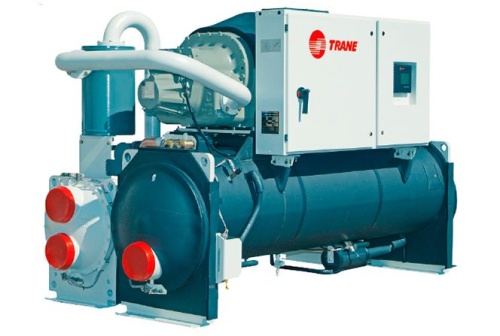 Чиллер большой производительности Trane RTHD E3G3G3 серия R автономный винтовой с водяным охлаждением