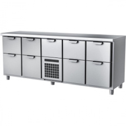 Стол холодильный HappyChef TC BD 2-2-CBR-2-2