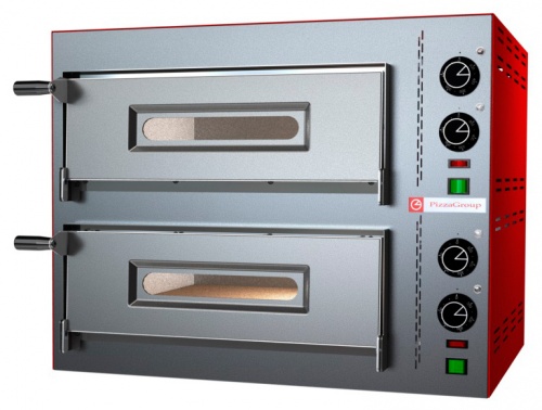 Печь для пиццы PIZZA GROUP Compact M35/8-B (2 камеры)