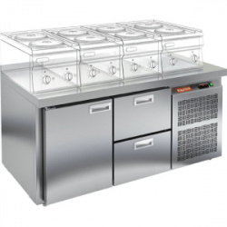 Стол холодильный низкий HICOLD GN 12/BR2 TN LT