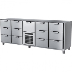 Стол холодильный HappyChef TC B 3-3-CBR-3-3 без столешницы
