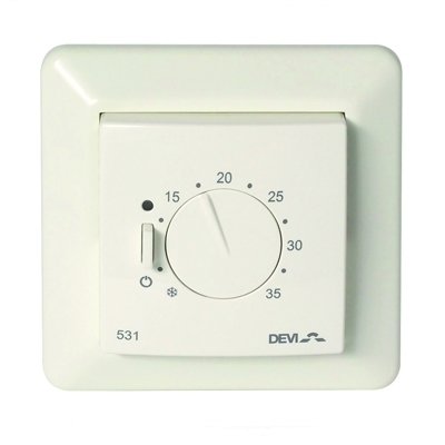 Терморегулятор для теплого пола Devi Devireg™ 531 ELKO с датчиком воздуха