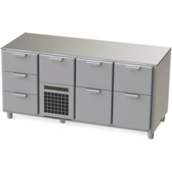 Стол холодильный HappyChef TC G 3-CBR-2-2 без столешницы