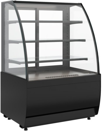 Витрина холодильная напольная ПОЛЮС K70 VV 1,3-1 STANDARD (версия 2.0) (9005)