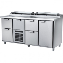 Стол холодильный саладетта HappyChef TC GS 2-CBR-2-1