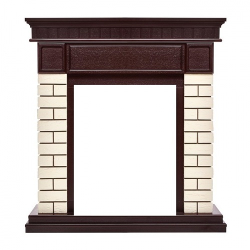 Портал из камня Electrolux Bricks Classic кирпич Бежевый/шпон Тёмный дуб
