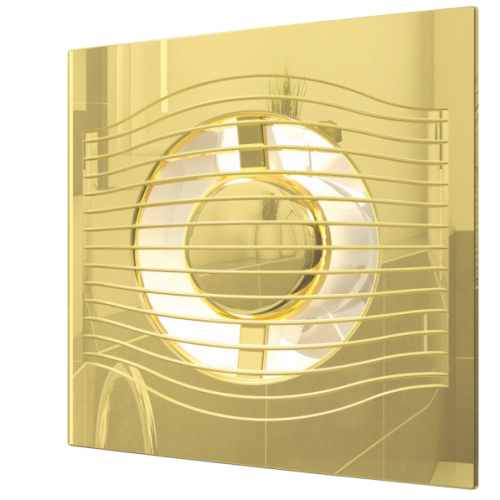 Вытяжка для ванной диаметр 125 мм ERA SLIM 5C Gold
