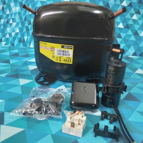 Компрессор SECOP (LBP) (104L2623) SC12CL  (R404A/R507, 516Вт/-23.3C*, ASHRAE, 12,87см3)