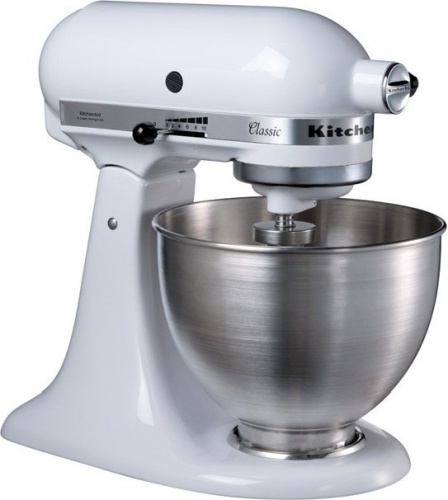 Миксер KITCHEN AID 5K45SSEWH белый (для бытового использования)