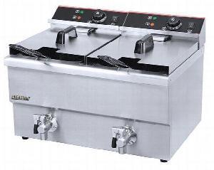 ФРИТЮРНИЦА AIRHOT EF12+12T С КРАНОМ