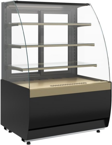 Витрина холодильная напольная ПОЛЮС K70 VM 0,9-1 LIGHT (версия 2.0) (9005-0109)