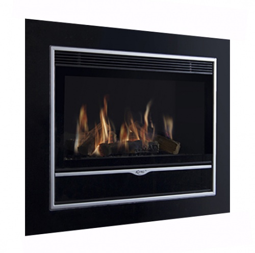 Газовый камин KARMA ELEGANCE 77 Exclusive Glass line 100