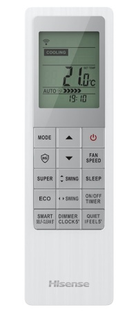 Инверторная сплит-система серии SILVER CRYSTAL SUPER DC Inverter Wi-Fi AS-10UW4RVETG01(S) (комплект)