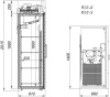 Шкаф холодильный Аркто R1.0-G (P) короткие ручки