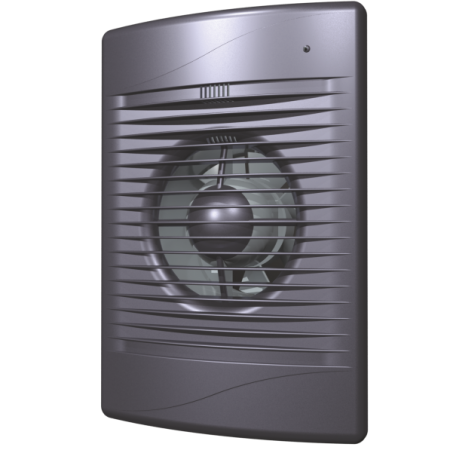 Вытяжка для ванной диаметр 125 мм ERA STANDARD 5C dark gray met