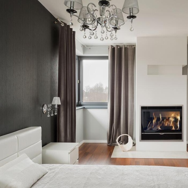 Газовый камин KARMA ELEGANCE 67 Exclusive Medium line 30 silver