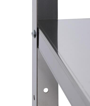 Стеллаж кухонный Luxstahl СР-1800х600х600/4 нерж
