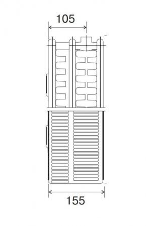 Стальной панельный радиатор Тип 33 Kermi FKO 33 900x2600