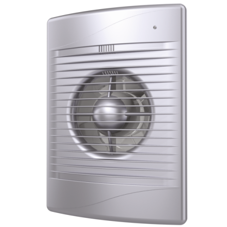 Вытяжка для ванной диаметр 125 мм ERA STANDARD 5C gray metal