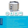 Крышный вентилятор дымоудаления Systemair DVV 1000D4-8-XM/F400 smoke ext