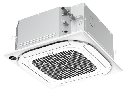 Компактные кассетные сплит-системы MDV MDCAС4 3D-DC Inverter R32 MDCAС4-18HRFN8/T-MBQ4-03BD/MDOU-18HFN8