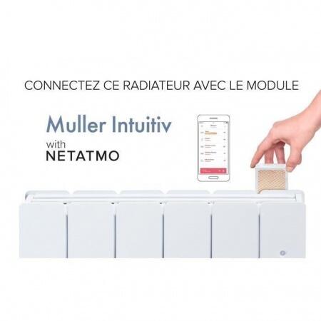 Конвектор электрический Noirot BELLAGIO Smart ECOcontrol blanc 2500-горизонтальный