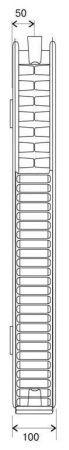 Стальной панельный радиатор Тип 22 Kermi FKO 22 900x3000