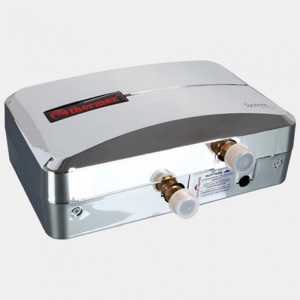 Электрический проточный вода нагреватель 10 кВт Thermex System 1000 Chrome