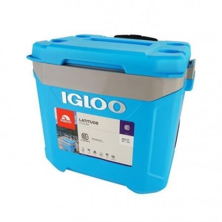 Термоэлектрический автохолодильник Igloo Latitude 60 Roller Cyan blue