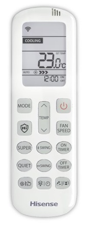 Внутренний блок настенного типа серии ZOOM FREE Match DC Inverter R32 AMS-12UW4RXRKB00