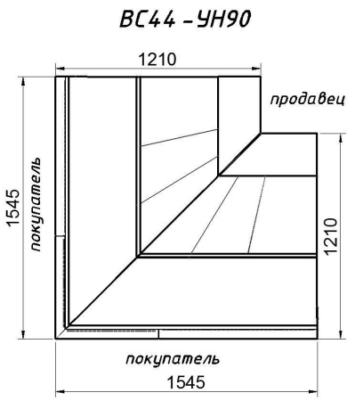 ВТ44-2500 (Берн Куб В44) тепловая мармит