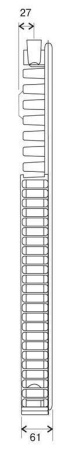 Стальной панельный радиатор Тип 11 Kermi FKO 11 400x3000