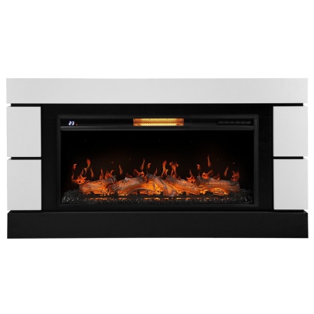 Каминокомплект: Очаг Electrolux EFP/P-4220LS, портал Moderno 42/40/36, белый, р/в