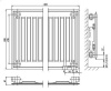 Стальной панельный радиатор Тип 10 Kermi FTV(FKV) 10 400x400