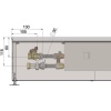 Внутрипольный конвектор длиной 1,1 м - 1,5 м Minib COIL-PT180 1250