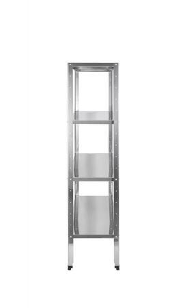 Стеллаж кухонный Luxstahl СР-1800х600х600/4 нерж