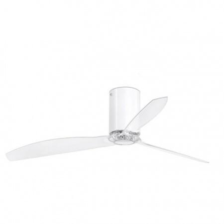 Вентилятор без подсветки Faro Mini Tube Fan Shiny White