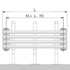 Стальной трубчатый радиатор 6-колончатый Arbonia BANK-RADIATOR 5F6200 6-и трубчатый радиатор, 5 секц