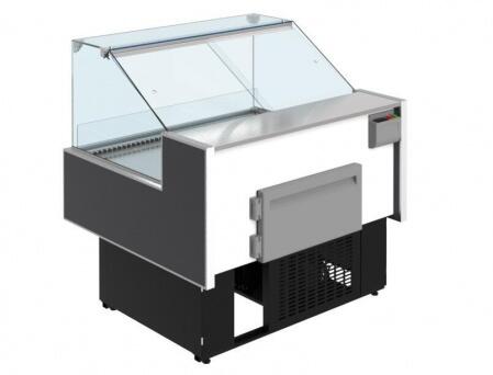 Витрина холодильная CRYSPI Sonata Quadro 1500 LED (RAL7016)