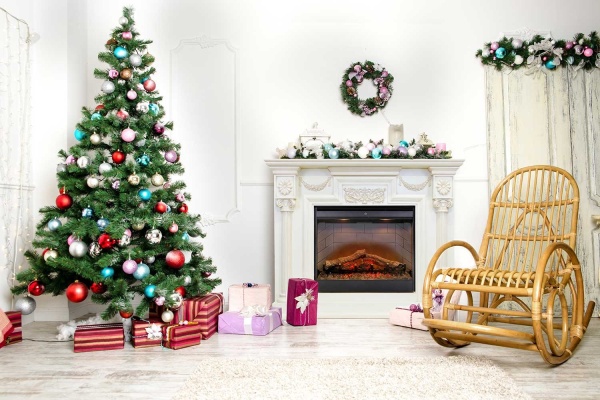 Каминокомплект London - Слоновая кость с очагом Symphony 26'' DF2608-INT