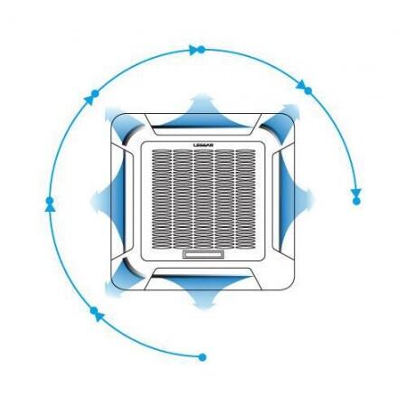Кассетный фанкойл 4-4,9 кВт Lessar LSF-500BE22C / LZ-BEB21