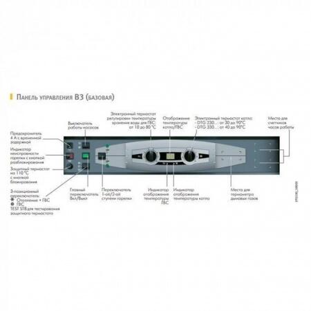 Напольный газовый котел > 200 кВт De Dietrich DTG 330-16 S B3 20/25 мбар (теплообменник в собранном 