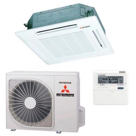 Инверторный кассетный кондиционер Mitsubishi Heavy FDTC35VG/SRC35ZMX-S