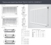 Стальной панельный радиатор Тип 22 Royal Thermo VENTIL COMPACT 22-500-2000