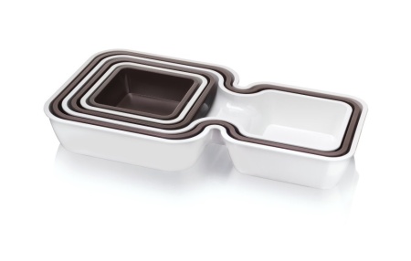 Контейнер для закусок VacuVin Serve & Stack Set of 6 (6 шт) арт.2850360