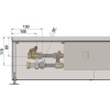 Внутрипольный конвектор длиной 1,1 м - 1,5 м Minib COIL-PT180 1500